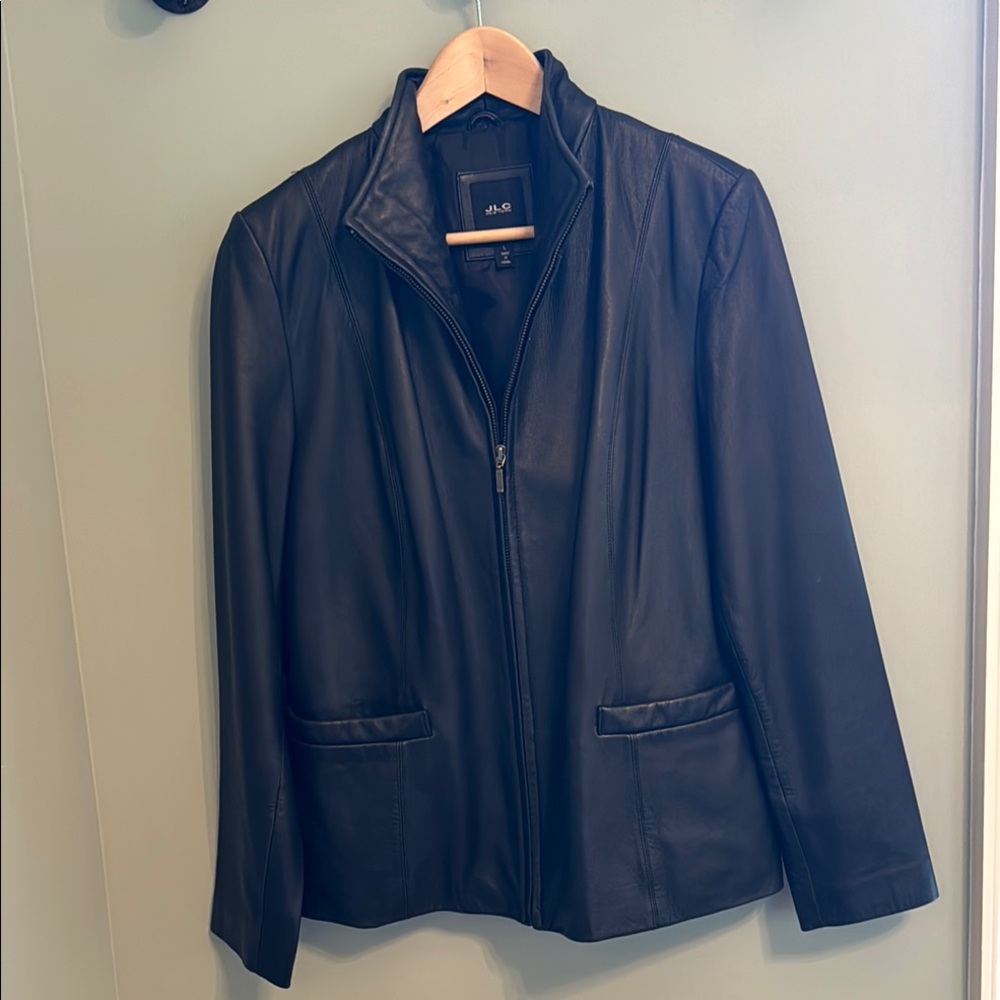 Black Leather Women's Jacket